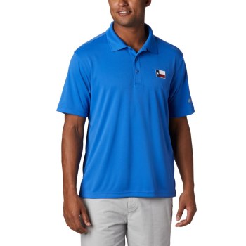 Columbia PFG Fish Series, Polo Azules Para Hombre | 953801-UJC